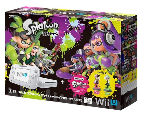 Set wii splatoon con - wii, u