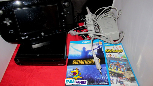 Wii console 32gb guitar - u,